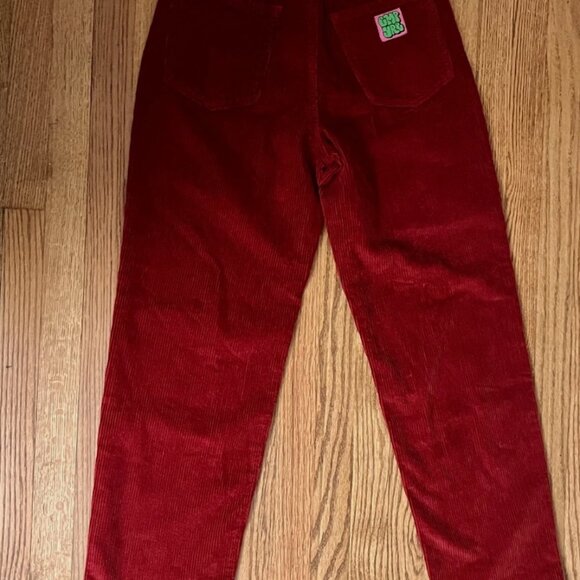NEW Empyre Pants Womens 26 Burgundy Tori Corduroy Small - Picture 3 of 6
